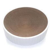 2In1 Cat Scratching Board Round Cat Scratcher Pad Lounge Bed Bowl Pet Sofa House - Blue V528-CATSCRATCHINGBOARD-BLUE-22945