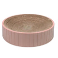 2In1 Cat Scratching Board Round Cat Scratcher Pad Lounge Bed Bowl Pet Sofa House - Pink V528-CATSCRATCHINGBOARD-PINK-43839