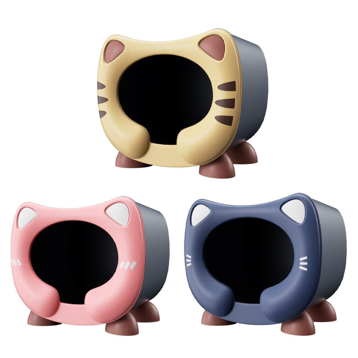 Semi Closed Cat Nest Soft Cozy Pet Bed for Cats Small Animals Indoor Sleeping - Blue V528-CATTERY-BLUE-481847