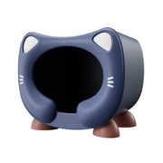 Semi Closed Cat Nest Soft Cozy Pet Bed for Cats Small Animals Indoor Sleeping - Blue V528-CATTERY-BLUE-481847