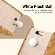 Triangle Cat Scratch Board Felt Claw Pad Vertical Nest Durable All Season Use V528-CATTERY-CTS-996456