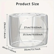 Transparent Capsule Cat Litter Box Semi Enclosed Cat House for Indoor Use V528-CATTERY-LUCENCY-302693