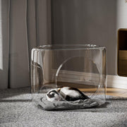 Transparent Capsule Cat Litter Box Semi Enclosed Cat House for Indoor Use V528-CATTERY-LUCENCY-302693