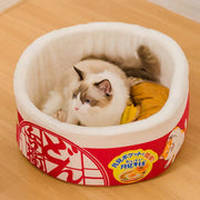 Insulated Winter Pet House Warm Bubble Bucket Dog Kennel Cat Shelter Indoor - Orange-M V528-CATTERY-ORANGE-M-536451