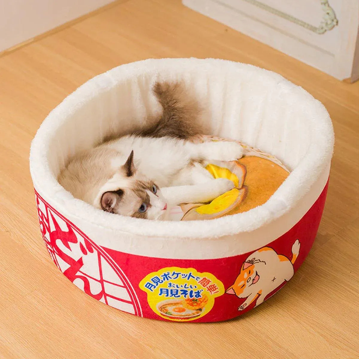 Insulated Winter Pet House Warm Bubble Bucket Dog Kennel Cat Shelter Indoor - Orange-M V528-CATTERY-ORANGE-M-536451