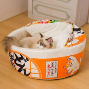 Insulated Winter Pet House Warm Bubble Bucket Dog Kennel Cat Shelter Indoor - Orange-M V528-CATTERY-ORANGE-M-536451