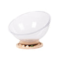 Four Seasons Acrylic Space Capsule Cat Bed Semi-closed Cool Nest Turntable Toy - L V528-CATTERY-ROUND-L-805872