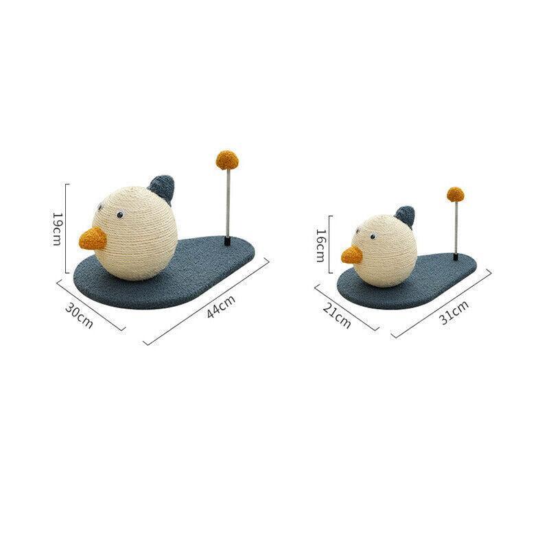 Cat Scratching Post Toy with Ball Claw Grinding Rope Tree for Indoor Play - Large V528-CATTOP-DUCK-LARGE-15353
