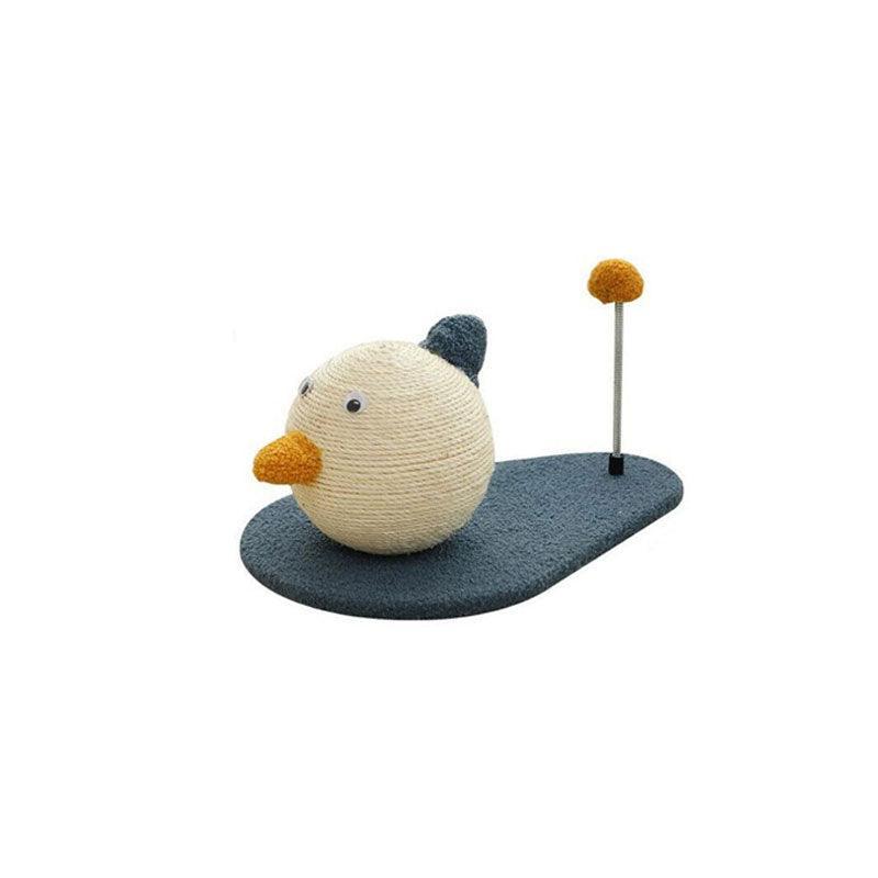 Cat Scratching Post Toy with Ball Claw Grinding Rope Tree for Indoor Play - Large V528-CATTOP-DUCK-LARGE-15353