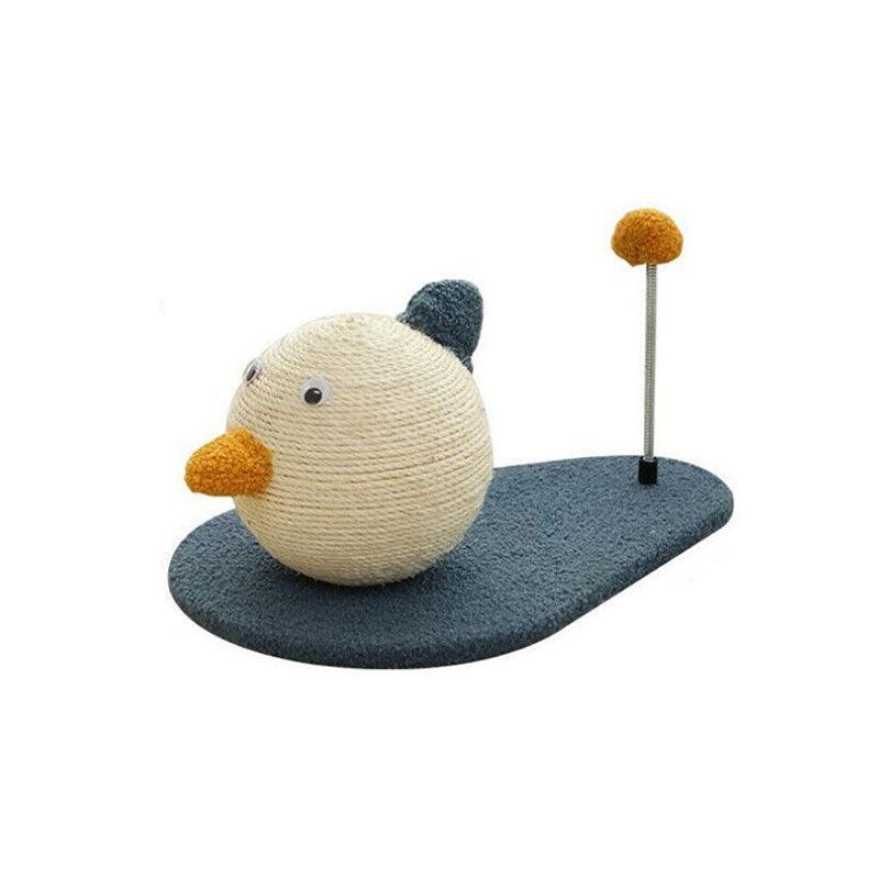 Cat Scratching Post Toy with Ball Claw Grinding Rope Tree for Indoor Play - Large V528-CATTOP-DUCK-LARGE-15353