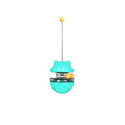 Cat Treat Dispenser Toy Ball Kitten Selfplay Interactive Tumbler Multifunction - Green V528-CATTOP-GREEN-52236