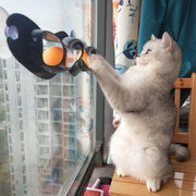 Interactive Cat Track Ball Toy with Window Suction Cup for Indoor Play and Exercise V528-CATTOY-49164