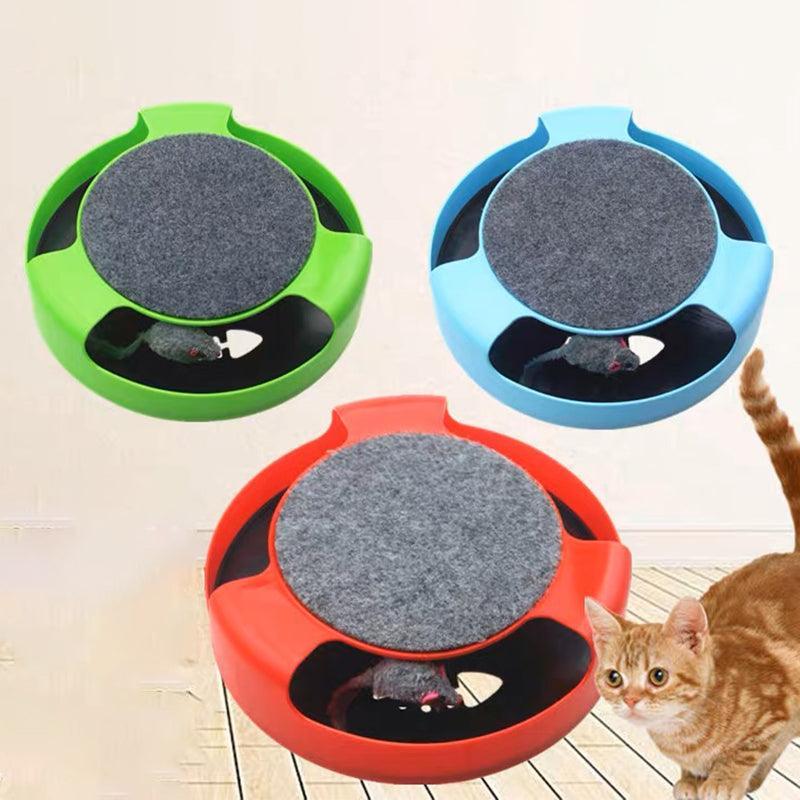 Motion Kitten Cat Toy Catch The Mouse Chase Interactive Cat Training Scratchpad - Red V528-CATTOY-RED-964533