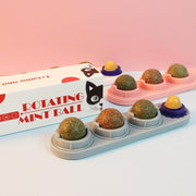 Cat Toy Catnip Ball Lick Solid Nutrition Help Digestion Wall Mount Hair Remover - White V528-CATTOY-WHITE-849400