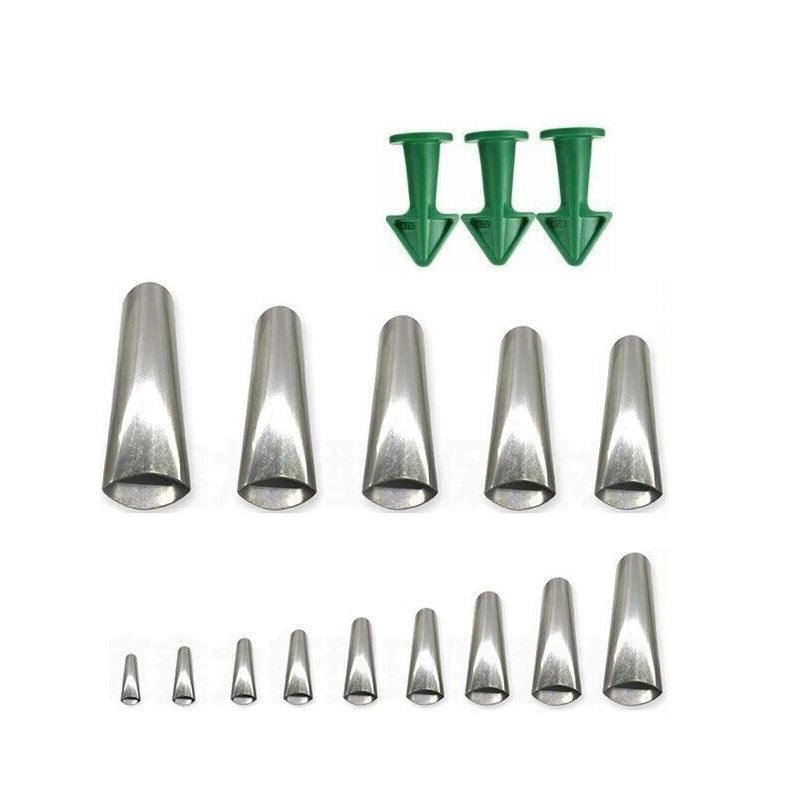 17PCS Stainless Steel Perfect Caulking Nozzle Applicator Sealant Finishing Tool V528-CAULKINGNOZZLE-733871