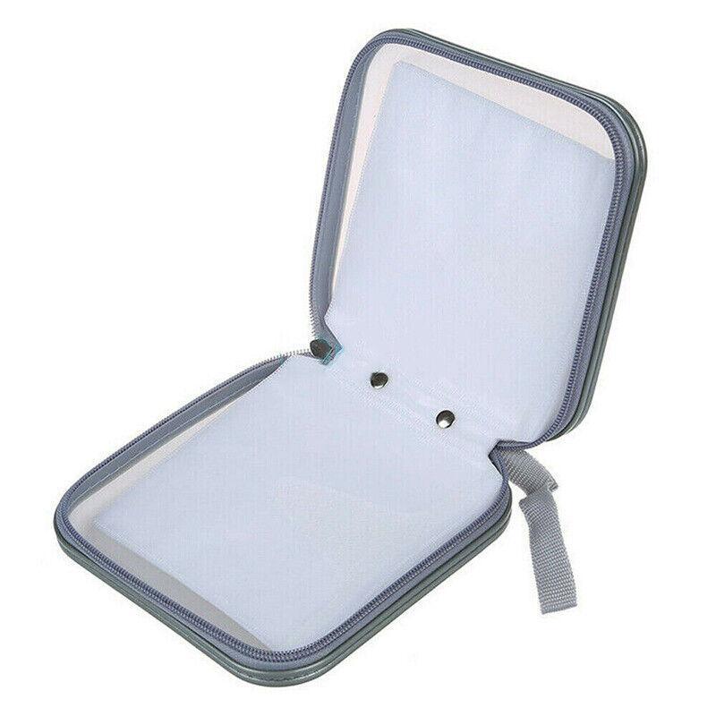 40-Disc CD DVD Wallet Case Portable Car Storage Holder Sleeve Carry Pouch - Blue V528-CDPACK-40-BLUE-88449