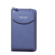 Women Pouch Bag Mobile Phone Bag Pu Leather Crossbody Purse Wallet Shoulder Bag - Red V528-CELLPHONEBAG-RED-8420