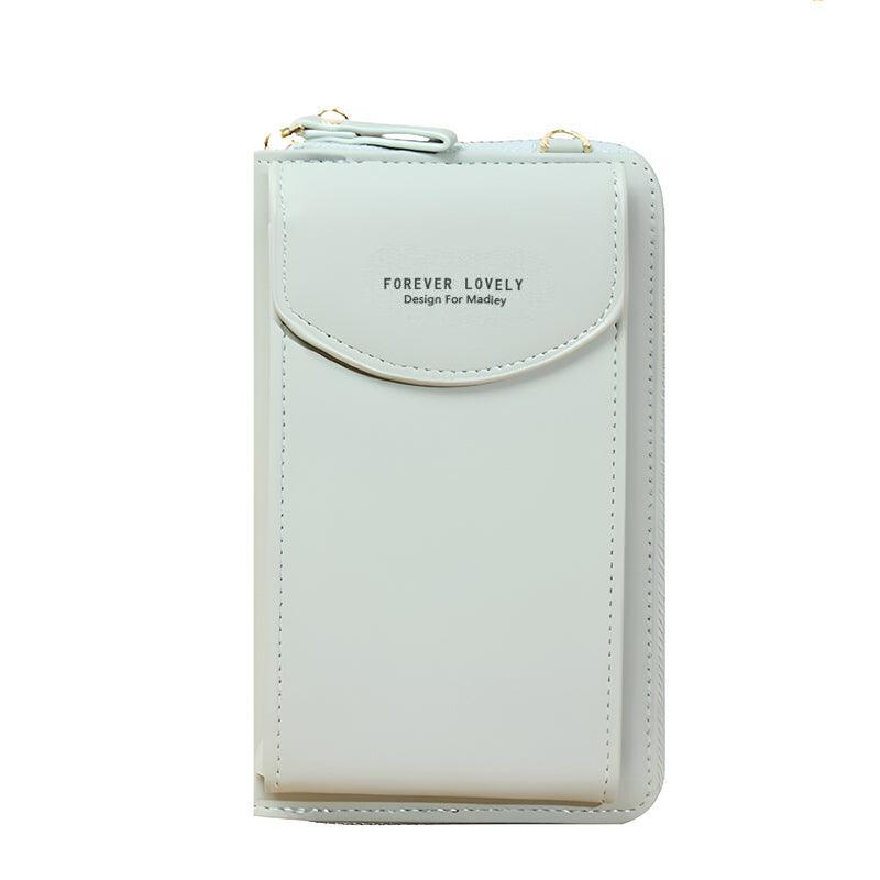 Women Pouch Bag Mobile Phone Bag Pu Leather Crossbody Purse Wallet Shoulder Bag - Red V528-CELLPHONEBAG-RED-8420