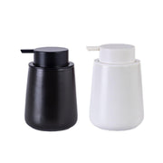 400ML Ceramic Stoneware Soap Dispenser Modern Design Lotion Pump Manual Bathroom - Black V528-CERAMIC-BOTTLING-BLACK-778081