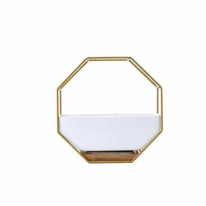 Wall Hanging Succulent Planter Pot Indoor Outdoor Flower Plant Vase Garden Decor - Gold V528-CERAMICS-GOLD-54654
