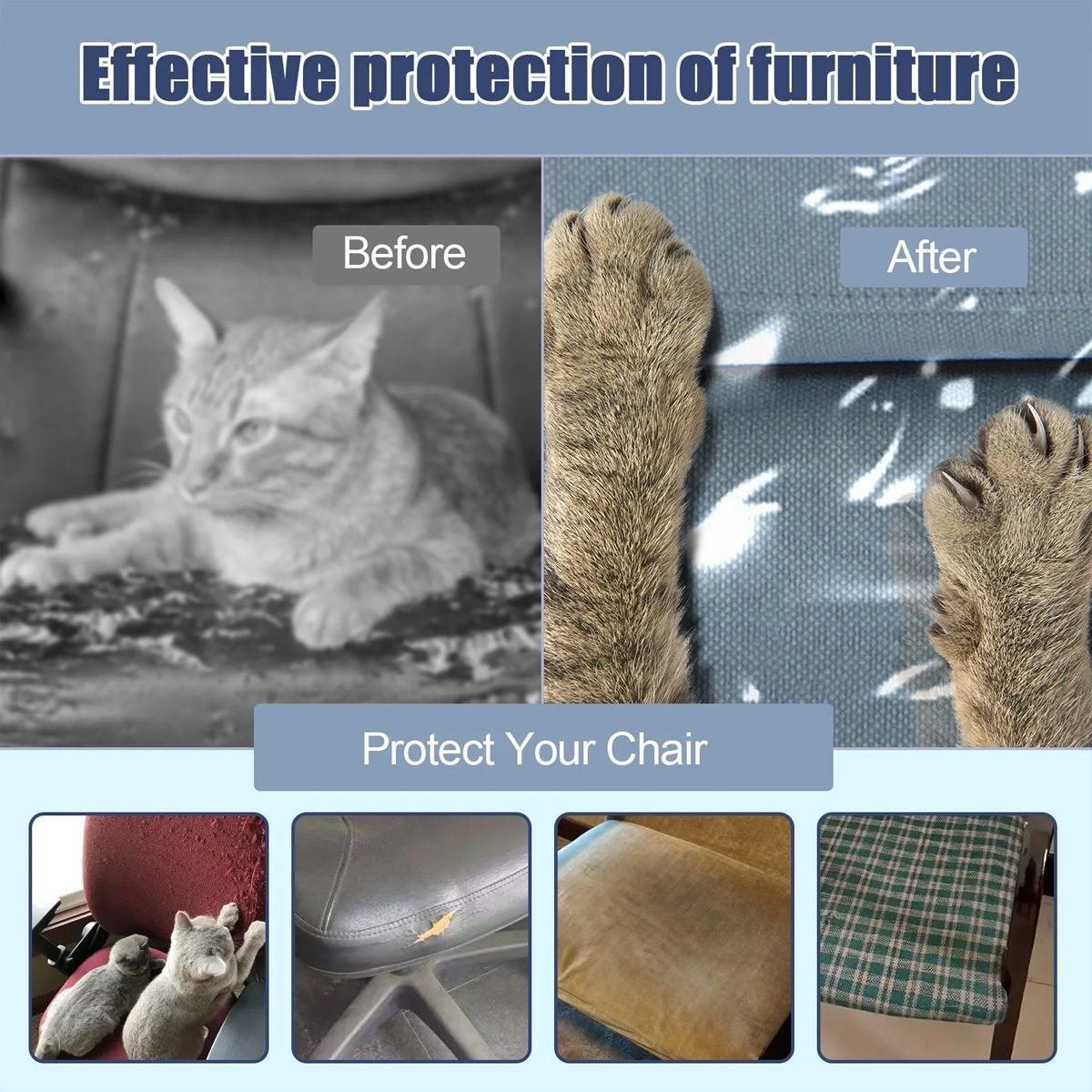 Elastic PVC Dining Chair Cushion Cover Universal Seat Protector with Backrest V528-CHAIR-CUSHION-427158