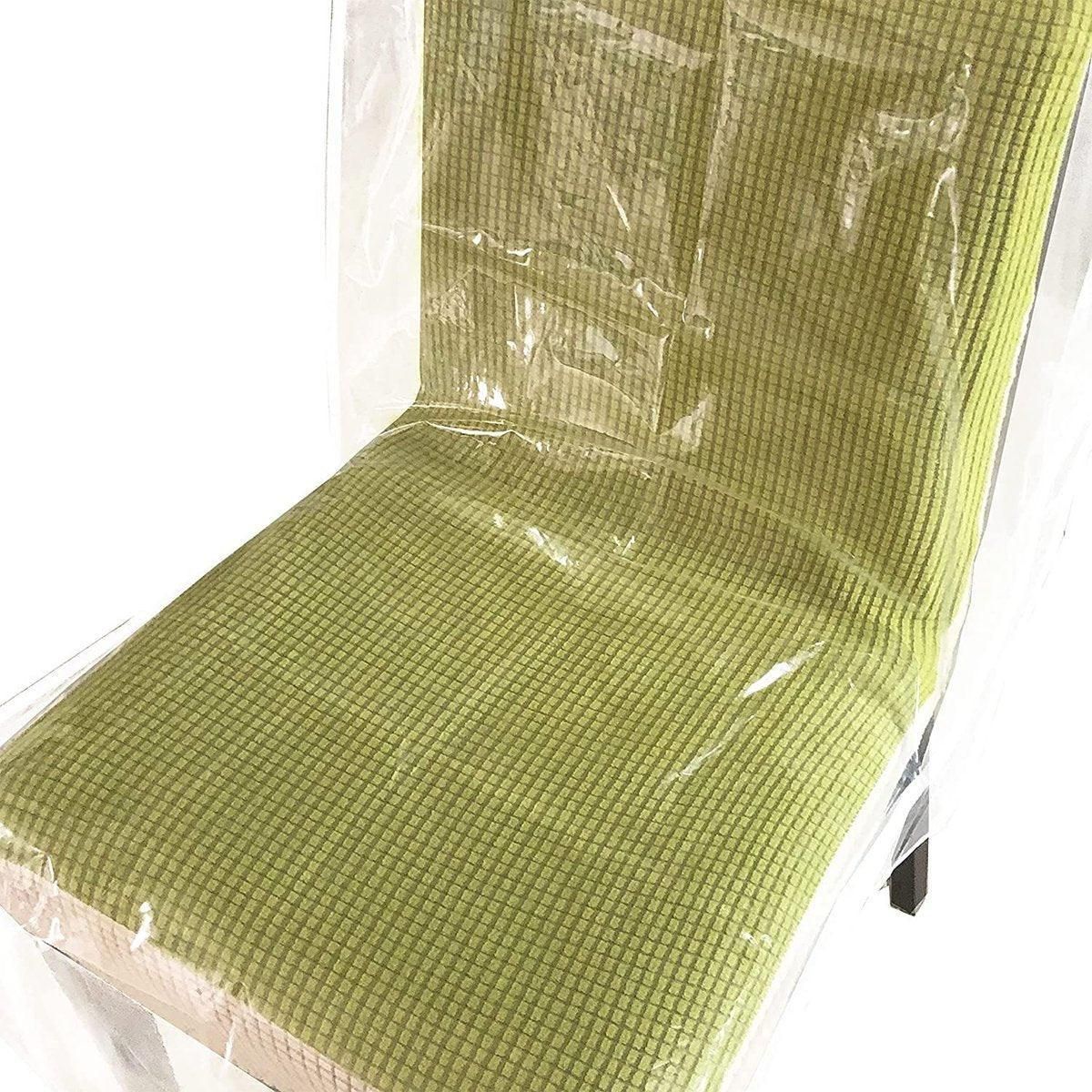 Elastic PVC Dining Chair Cushion Cover Universal Seat Protector with Backrest V528-CHAIR-CUSHION-427158