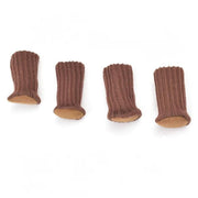 24Pcs Knitted Table Chair Leg Socks Sleeve Floor Protector Furniture Feet Covers - Brown V528-CHAIRLEGSOCKS-BROWN-24-796285