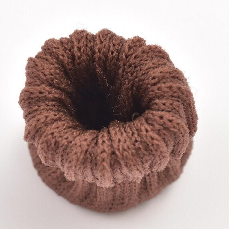 24Pcs Knitted Table Chair Leg Socks Sleeve Floor Protector Furniture Feet Covers - Brown V528-CHAIRLEGSOCKS-BROWN-24-796285