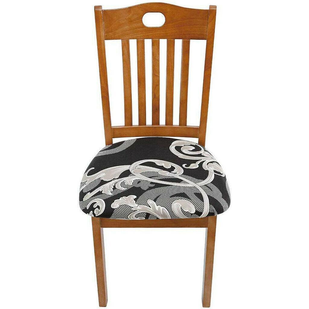 Stretch Dining Chair Seat Covers Removable Seat Cushion Slipcovers Protector - I V528-CHAIRSEATCOVERS-I-1PC-802490