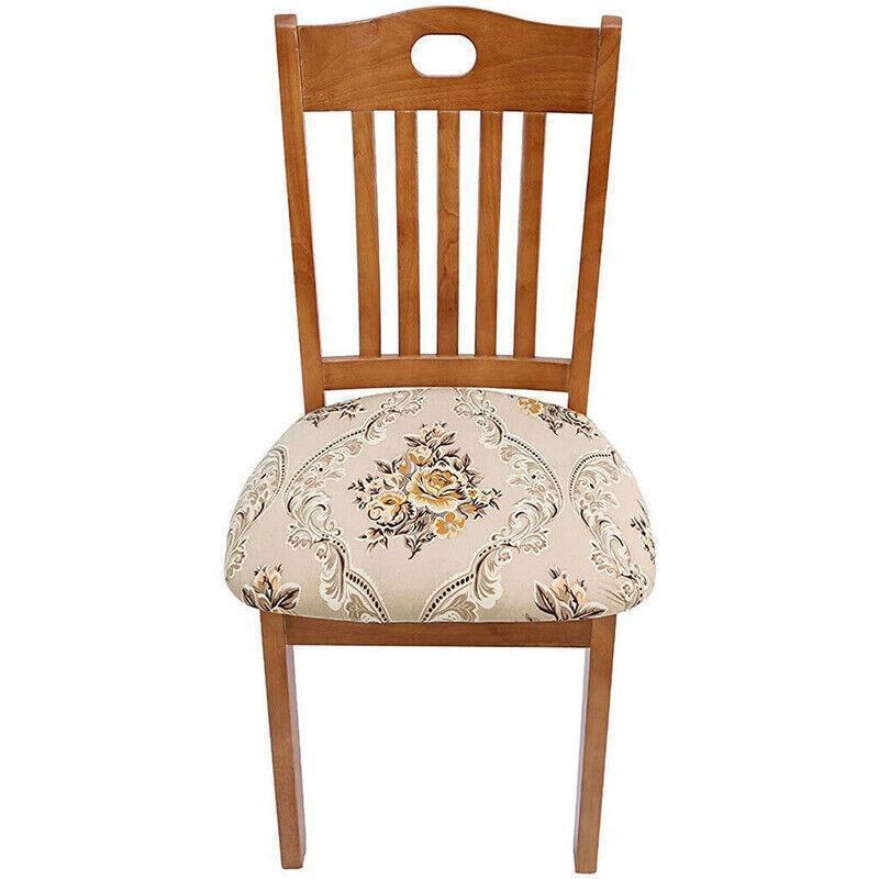 Stretch Dining Chair Seat Covers Removable Seat Cushion Slipcovers Protector - I V528-CHAIRSEATCOVERS-I-1PC-802490