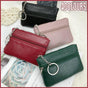 Coin Small Change Bag Card Wallet Pouch Zip Up Women Key Ring Leather Mini Purse - Pink V528-CHANGEBAG-PINK-284923