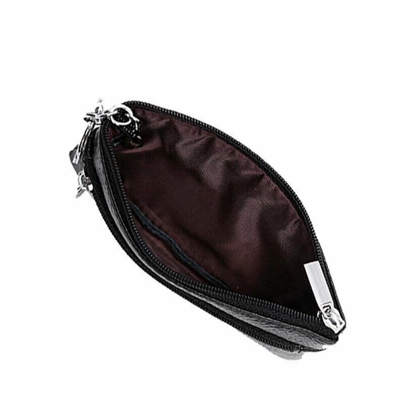 Coin Small Change Bag Card Wallet Pouch Zip Up Women Key Ring Leather Mini Purse - Pink V528-CHANGEBAG-PINK-284923