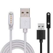 Universal Smart Watch Bracelet Charging Cable 4-Pin 2.54 Snap-on Charger Cords - White V528-CHARGINGCABLE-WHITE-489141