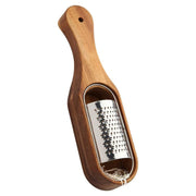 Premium Stainless Steel Cheese Grater with Acacia Wood Handle Scraper Planer V528-CHEESE-GRATER-615524