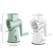 Multifunctional Vegetable Cutter Drum Slicer Kitchen Hand Cranked Grater Tool - Green V528-CHEESE-GRATER-GREEN-5-692077