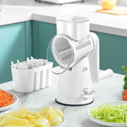 Multifunctional Vegetable Cutter Drum Slicer Kitchen Hand Cranked Grater Tool - Green V528-CHEESE-GRATER-GREEN-5-692077