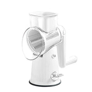 Multifunctional Vegetable Cutter Drum Slicer Kitchen Hand Cranked Grater Tool - White V528-CHEESE-GRATER-WHITE-5-483590
