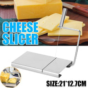 Stainless Steel Cheese Slicer Wire Cutter with Non Slip Base for Butter and Cake V528-CHEESESLICER-729524