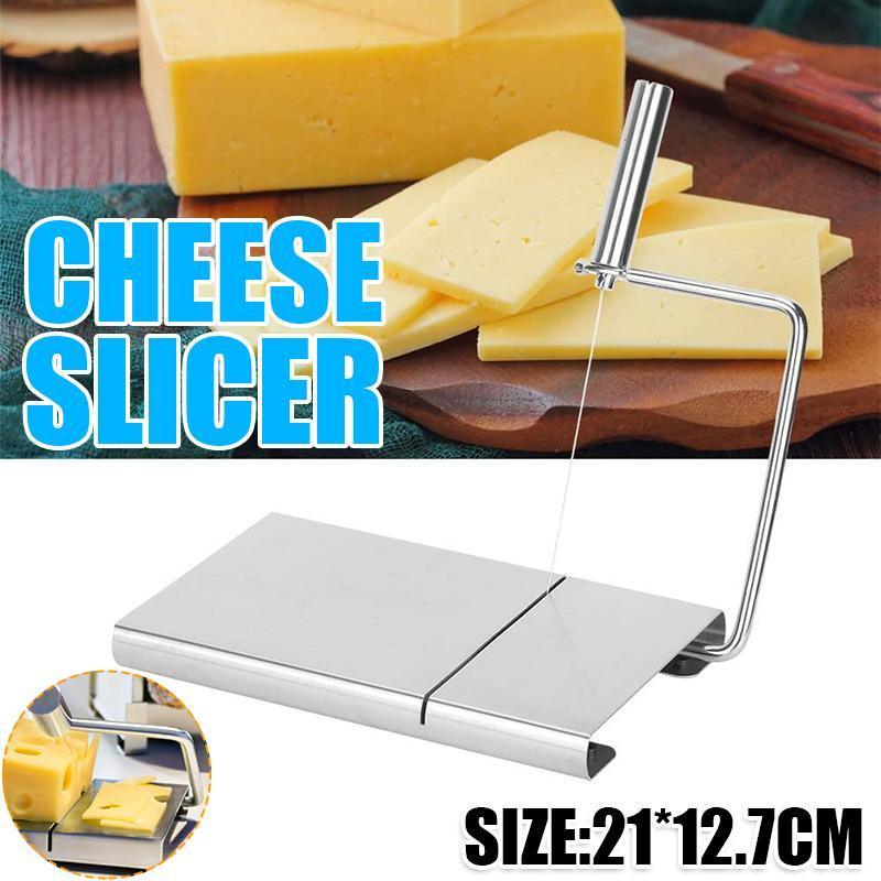 Stainless Steel Cheese Slicer Wire Cutter with Non Slip Base for Butter and Cake V528-CHEESESLICER-729524