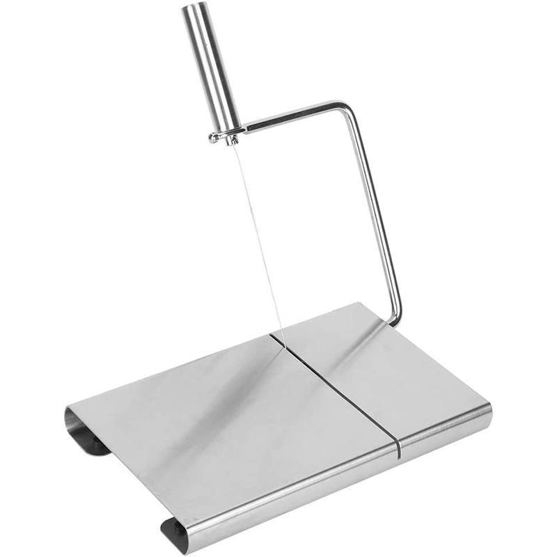 Stainless Steel Cheese Slicer Wire Cutter with Non Slip Base for Butter and Cake V528-CHEESESLICER-729524