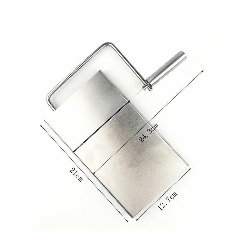 Stainless Steel Cheese Slicer Wire Cutter with Non Slip Base for Butter and Cake V528-CHEESESLICER-729524