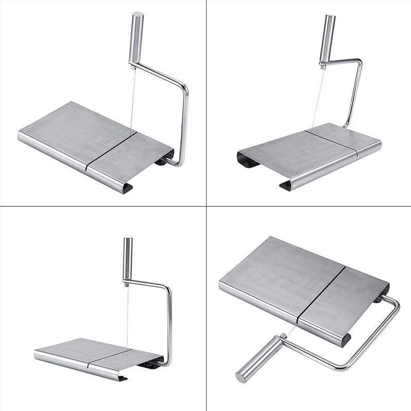 Stainless Steel Cheese Slicer Wire Cutter with Non Slip Base for Butter and Cake V528-CHEESESLICER-729524