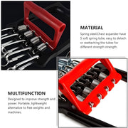 Mens Chest Expander Resistance Bands Pedal Puller Home Gym Workout Equipment V528-CHEST-EXPANDER-DUAL-USE-636104
