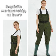 Waterproof Ultra Light Breathable Wading Pants Nylon Half Length Gear - Army green-42 V528-CHEST-WADERS-ARMYGR-42-480226