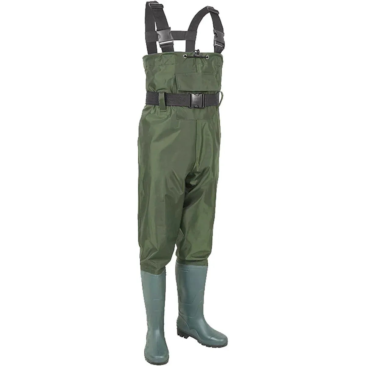 Waterproof Ultra Light Breathable Wading Pants Nylon Half Length Gear - Army green-42 V528-CHEST-WADERS-ARMYGR-42-480226