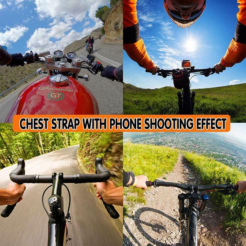 Cell Phone Chest Mount Harness Strap Holder Clip For Iphone Samsung Gopro V528-CHESTSTRAPHOLDER-5PCS-219476