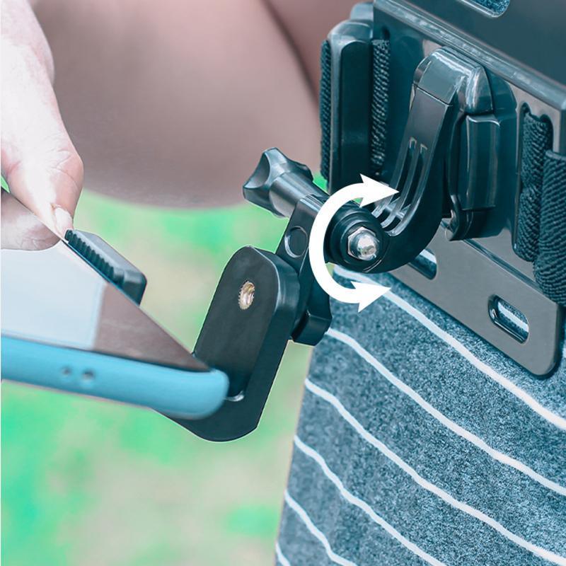 Cell Phone Chest Mount Harness Strap Holder Clip For Iphone Samsung Gopro V528-CHESTSTRAPHOLDER-5PCS-219476