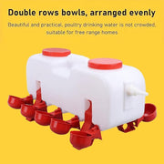10L Chicken Poultry Automatic Drinking Tank Drinker Feeding Pot Water Dispenser V528-CHICKEN-145788