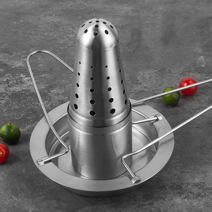 Stainless Steel Chicken Grill Outdoor BBQ Roaster Rack Portable Multi Functional V528-CHICKEN-GRILL-688927