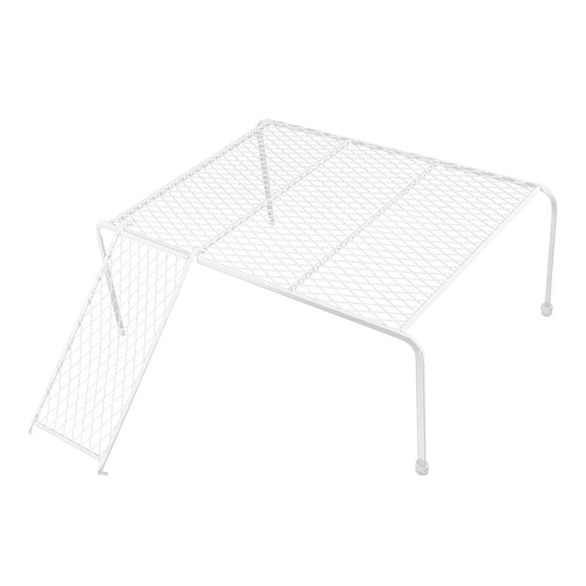 Metal Iron Chicken Feeding Ladder Grid Shelving Landscaping Platform Supplies - Black-S V528-CHICKEN-SHELF-BLACK-S-384528